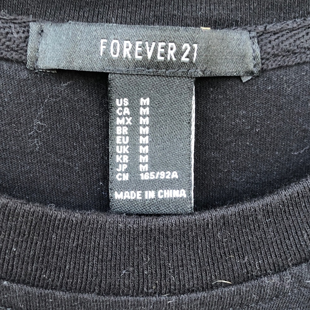Forever21 Lace-Up Graphic Tee - Picture 7 of 7